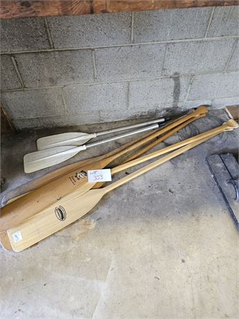 Mixed Boat Paddles
