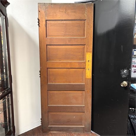 1920’s Reclaimed 5-Panel Pine Interior Door