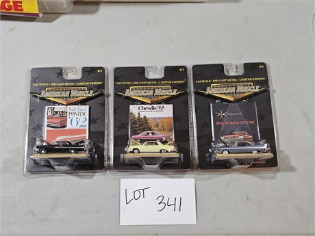 American Muscle 1:64 Scale Die Cast Metal Limited Edition Cars NEW IN PACK