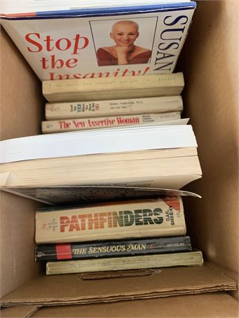 Vintage Book Lot - Self-Help & Psychology Books