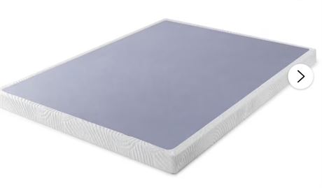 Zinus 4" Metal Box Spring W/Wood Slats (Full Size)