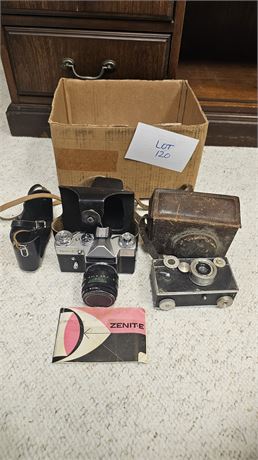 Zenith-E 35mm Camera & Argus C3 35mm Camera