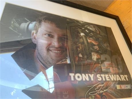 Nascar Images In Motion Home Depot Tony Stewart Picture 21.5" x 17.75"