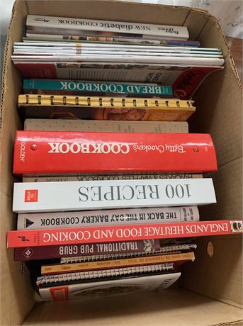 Vintage & Modern Cookbooks & Cooking Magazine Lot