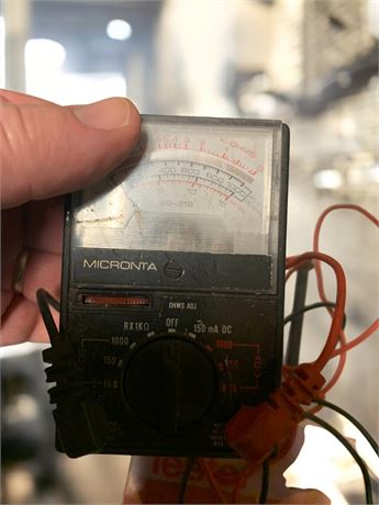 Micronta Battery Tester With Meter