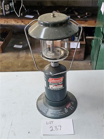 Bernz O Matic Propane Lantern With Coleman Glass Globe