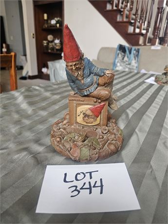 Tom Clark Creations 1987 "Telly" Gnome Figurine – Artist Signed