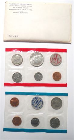 1969 Uncirculated Coin Set