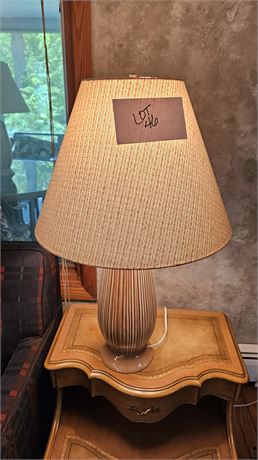 Earth-tone Ceramic Table Lamp