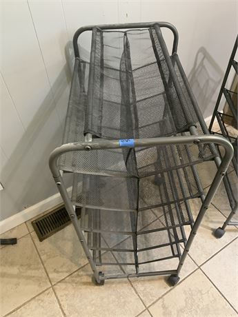 Shoe Rack Storage On Wheels