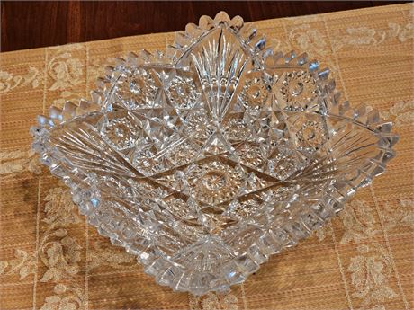 Imperial Venetian Nucut Glass Bowl