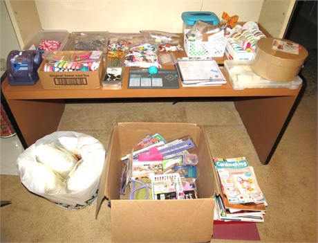 Large Craft Supplies Lot