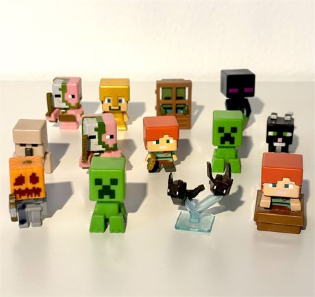 Assorted Minecraft Mini Figures, Mattel