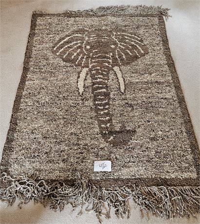 Earthtone Elephant Area Rug