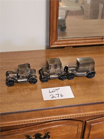 Vintage Country Savings & Loan Metal Car Banks