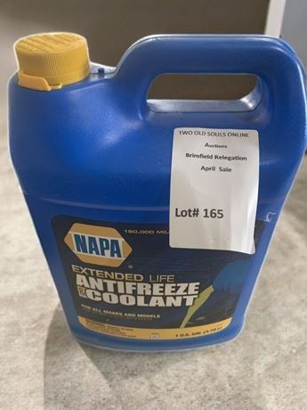 NAPA Antifreeze (Open - Approximately Half Full)