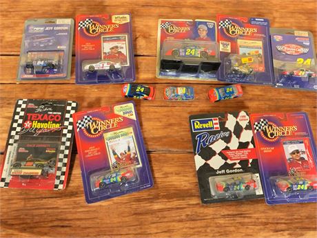 Jeff Gordon #24 NASCAR Collectible Die Cast Cars - Lot of 11