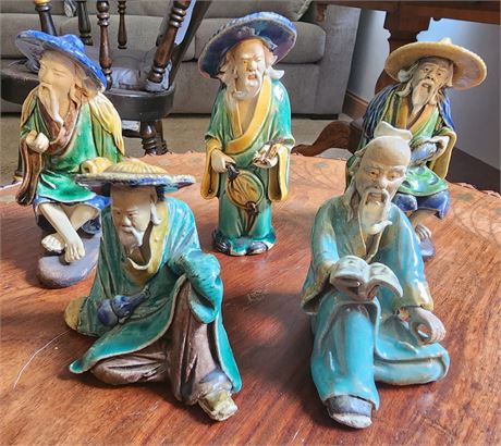Chinese Mudman Figurines