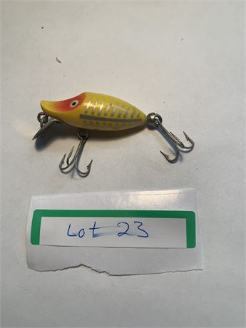 Vintage Heddon Tiny Runt Fishing Lure