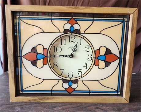 1979 Vintage Elgin Wall Bar Clock