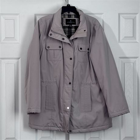 London Fog Women's Khaki Colored Jacket/Coat - Size XL