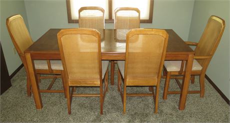 Dining Room Table, 6 Chairs