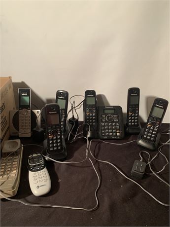 Phone Lot Panasonic (5) V Tech  AT&T 5450