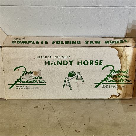 Federal Hardware Handy Horse Folding Saw Horses