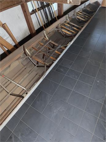 42 Ft  Stampfli Wooden Rowing Shell (In 2 Pieces)