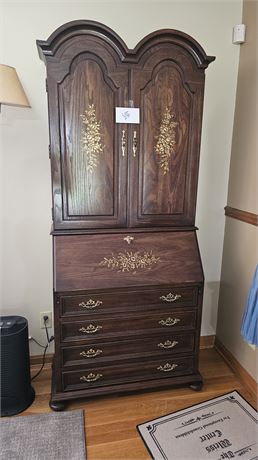 Vintage Wood Jasper Secretary