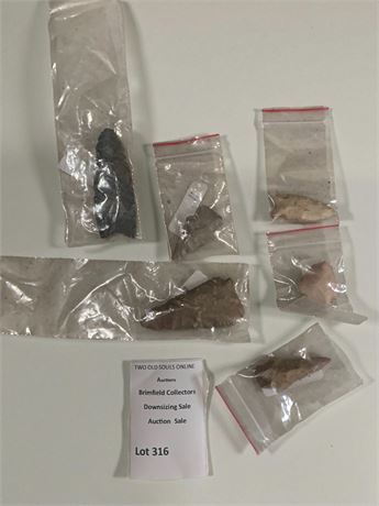 Native American Arrowheads/Spear Points