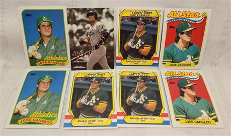 8 Jose Canseco Cards