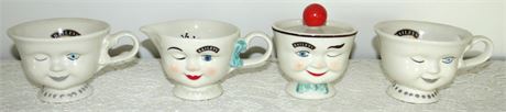 Bailey's Creamer, Sugar Bowl, Mugs