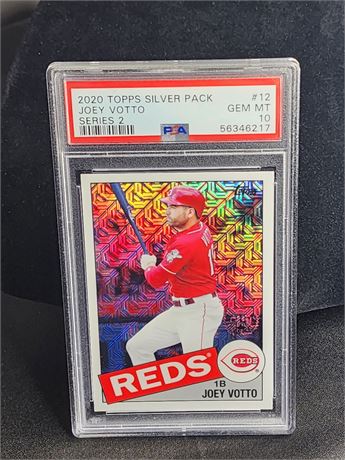 2020 Topps Silver Pack~ Joey Votto Graded 10 Card