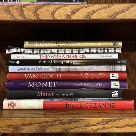 Books Bundle - Art Related Coffee Table Books and a Few Crafting