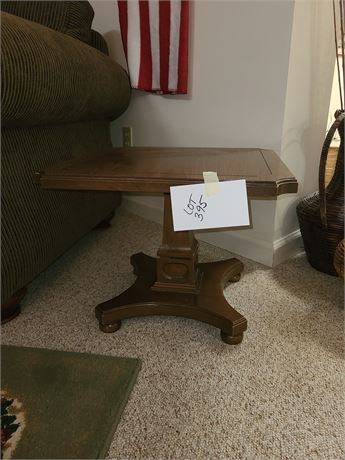 Wood End Table