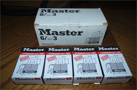 4 Master Padlocks