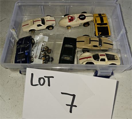 Vintage Mixed Slot Cars 1960's- 1970's Era