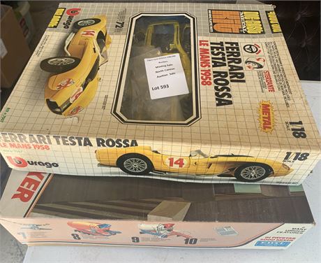 1958 Ferrari Testa Rossa Le Mans Model Car, Ertl International Paystar Model Kit