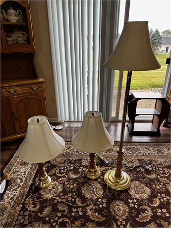 Matching Lamps set of 3