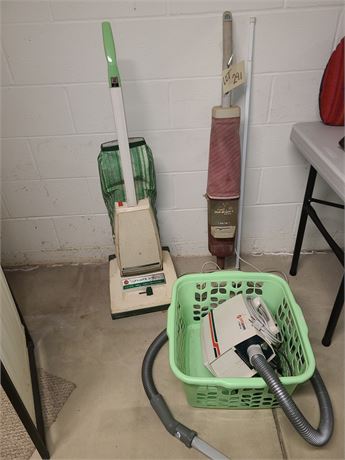 Hoover Quick Broom Upright Sweeper/ Portapower Sweeper & Concept One Sweeper