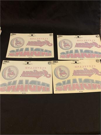 Cleveland Indians Baseball Stickers
