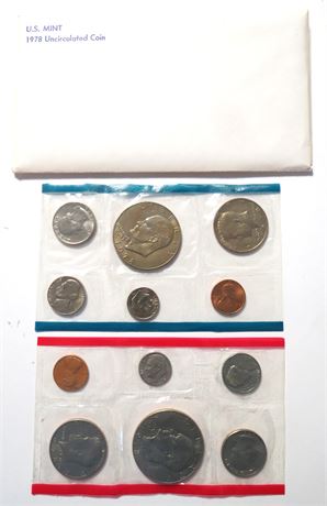 1978 Uncirculated Coin Set