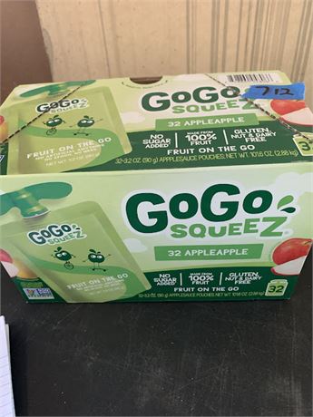 GoGO Squeeze Fruit On The Go AppleApple 32 Pack - Sealed