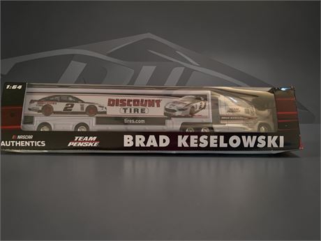 NASCAR Brad Keselowski Authentics Diecast Transporter