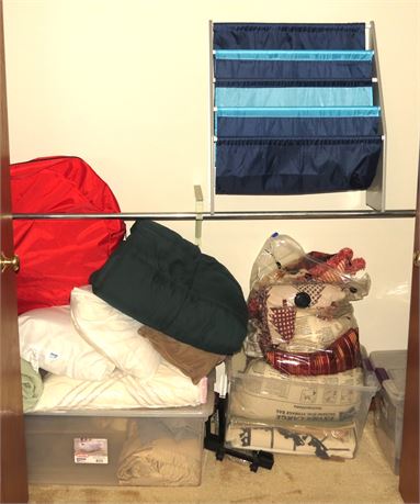 Closet Cleanout: Bedding, Throws, Assorted items