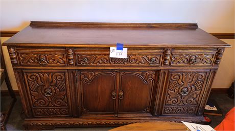 Large Wood Sideboard