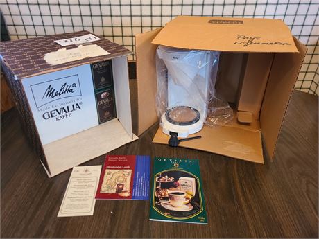 (2) Gevalla Coffee Makers - 1 Complete in Box