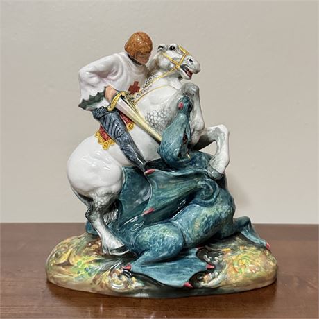 Royal Doulton St. George Slaying the Dragon Figurine HN2051