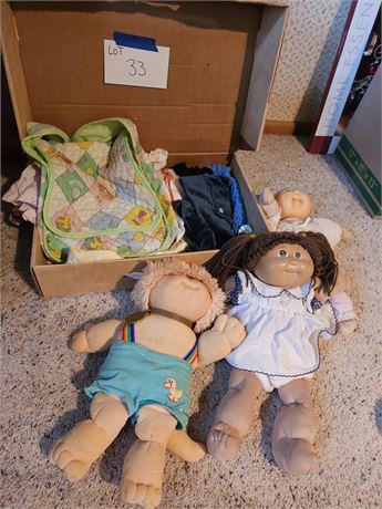 Mixed Cabbage Patch Doll Lot